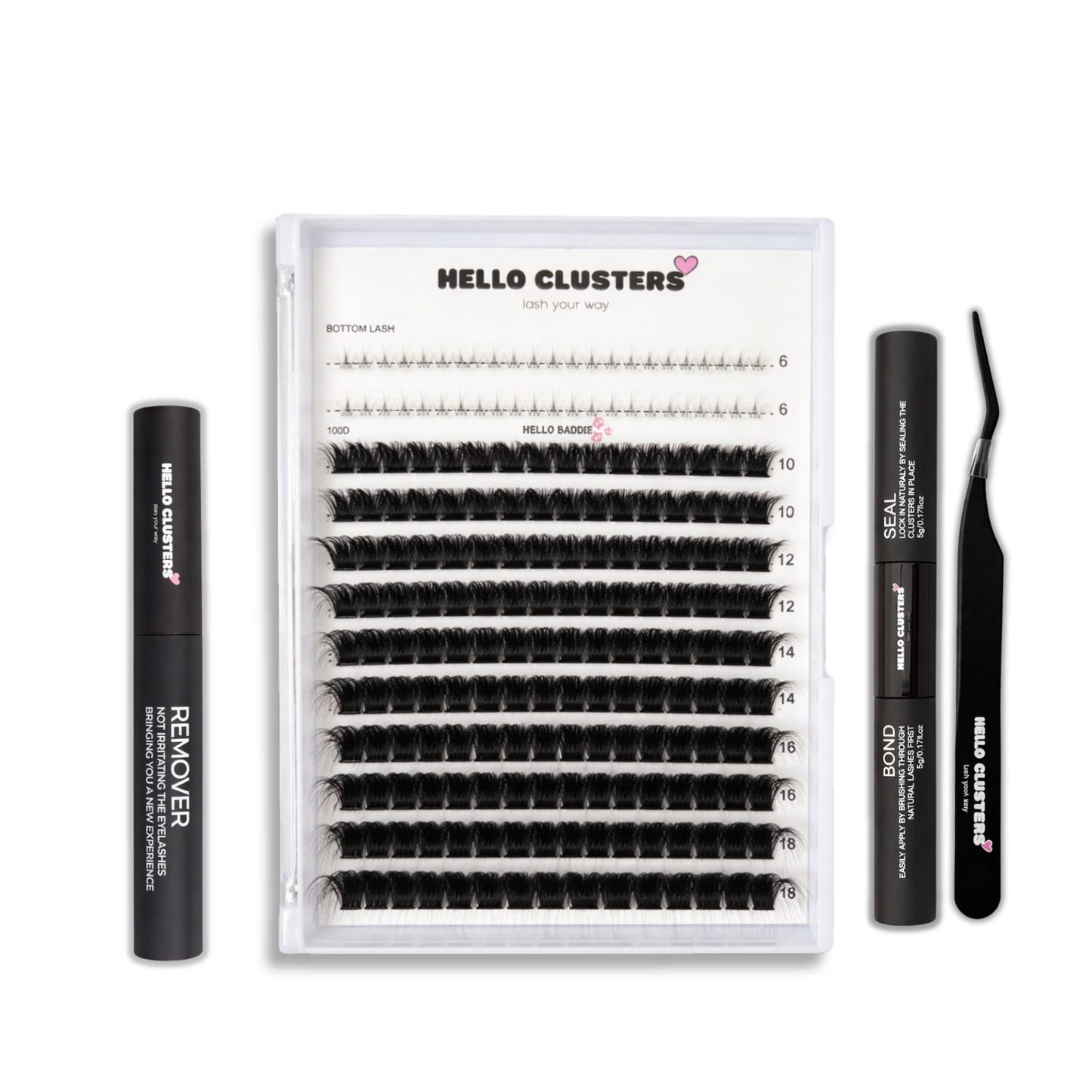 HELLO BADDIE; DIY LASH KIT