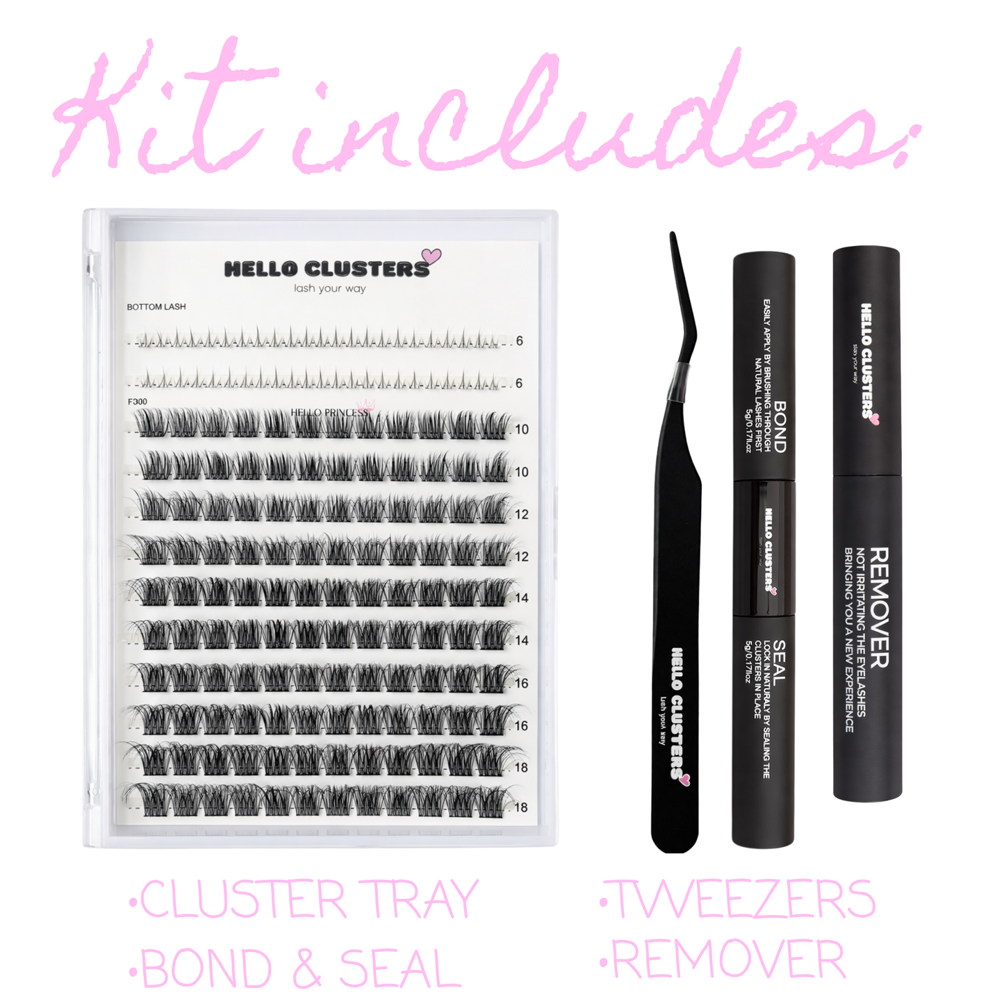 HELLO PRINCESS; DIY LASH KIT